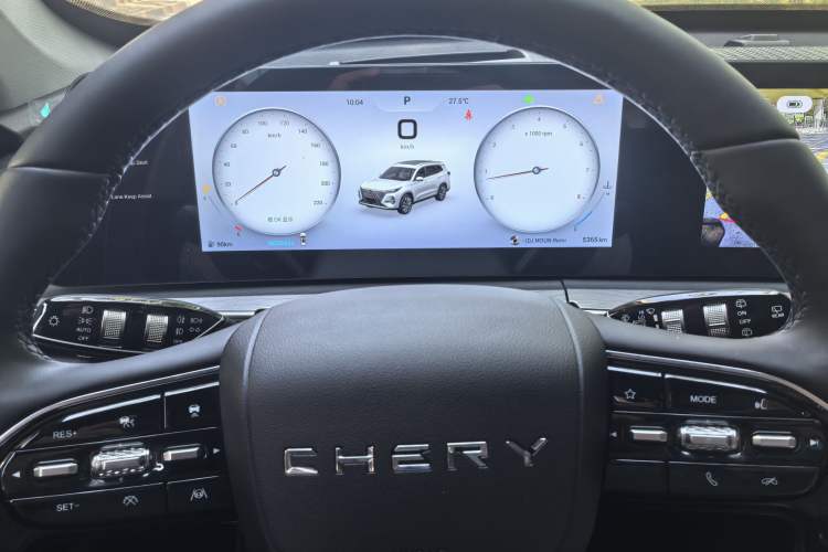 Used Chery Tiggo 8 PRO 2025 290T Two-Wheel Drive Prestige Edition Odometer Close Up