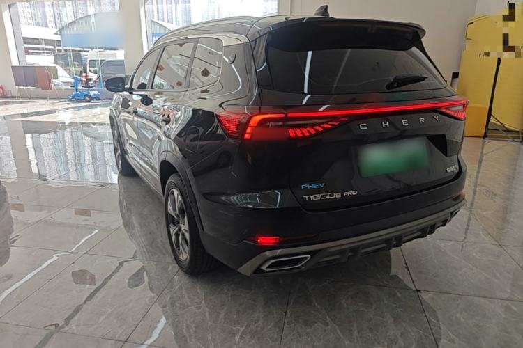 Used Chery Tiggo 8 PRO New Energy 2023 Champion Edition 1.5T 100km Glory Version Rear Left 45 Deg