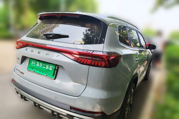 Used Chery Tiggo 8 PRO New Energy 2023 Champion Edition 1.5T 100km Glory Version Rear Right 45 Deg