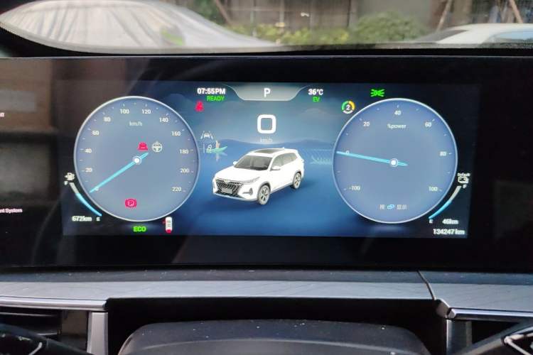 Used Chery Tiggo 8 PRO New Energy 2023 Champion Edition 1.5T 100km King's Version Instrument Cluster