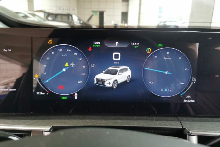 Used Chery Tiggo 8 PRO New Energy 2023 Champion Edition 1.5T 100km King's Version Instrument Cluster