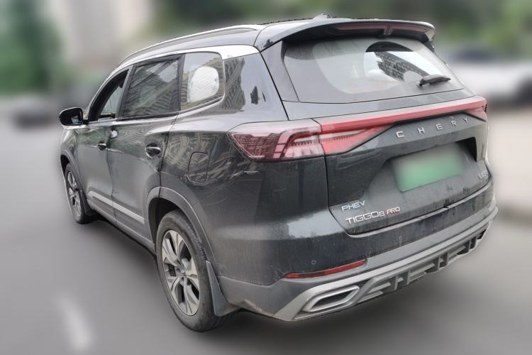 Used Chery Tiggo 8 PRO New Energy 2023 Champion Edition 1.5T 100km Glory Version Rear Left 45 Deg