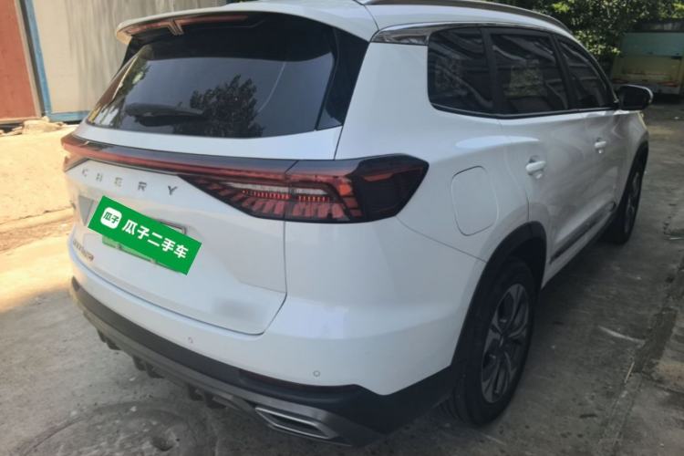 Used Chery Tiggo 8 PRO New Energy 2023 Champion Edition 1.5T 100km Glory Version Rear Right 45 Deg