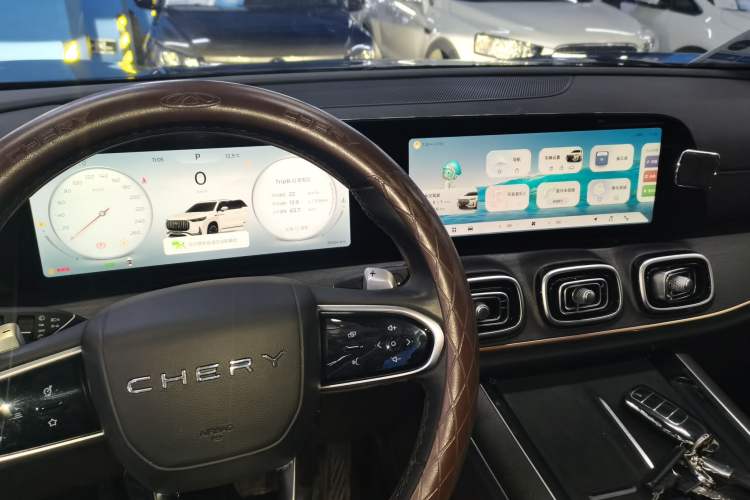 Used Chery Tiggo 9 2023 2.0T Automatic Two-Wheel Drive Luxury Edition 5 Seats Gear Lever