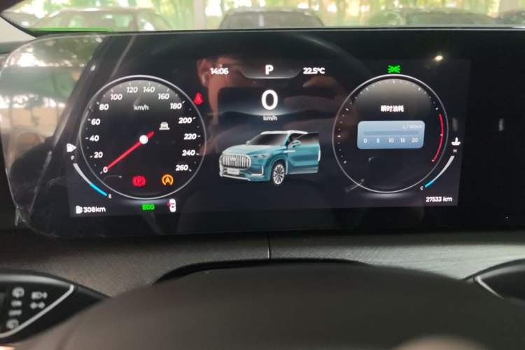 Used Chery Tiggo 9 2023 2.0T Automatic Two-Wheel Drive Luxury Edition 5 Seats Instrument Cluster