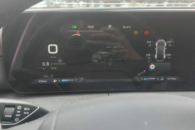 Used Chery Tiggo 9 2023 2.0T Dual-Clutch Two-Wheel Drive Leading Edition 5 Seats Instrument Cluster