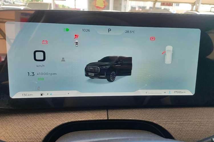 Used Chery Tiggo 9 2023 2.0T Dual-Clutch Two-Wheel Drive Luxury Edition 5 Seats Instrument Cluster