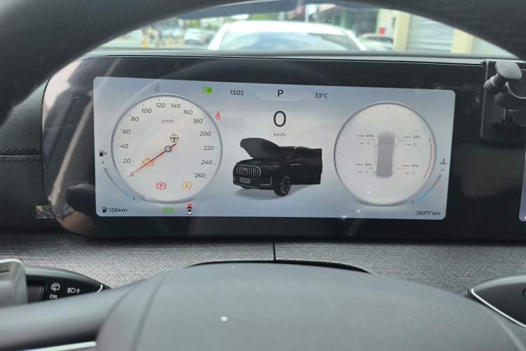 Used Chery Tiggo 9 2023 2.0T Dual-Clutch Two-Wheel Drive Luxury Edition 5 Seats Instrument Cluster