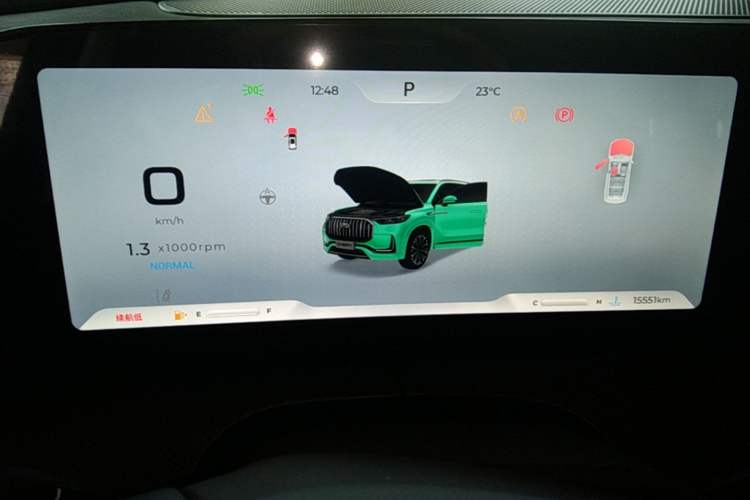 Used Chery Tiggo 9 2023 2.0T Dual-Clutch Two-Wheel Drive Luxury Edition 5 Seats Instrument Cluster