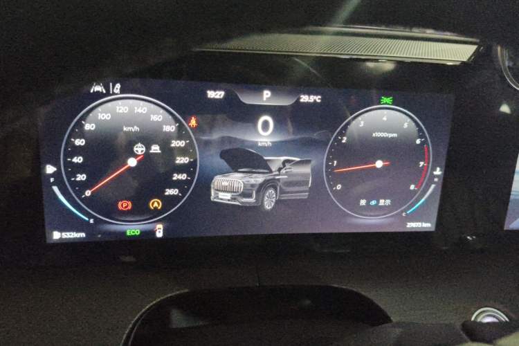 Used Chery Tiggo 9 2023 2.0T Dual-Clutch Two-Wheel Drive Luxury Edition 5 Seats Instrument Cluster