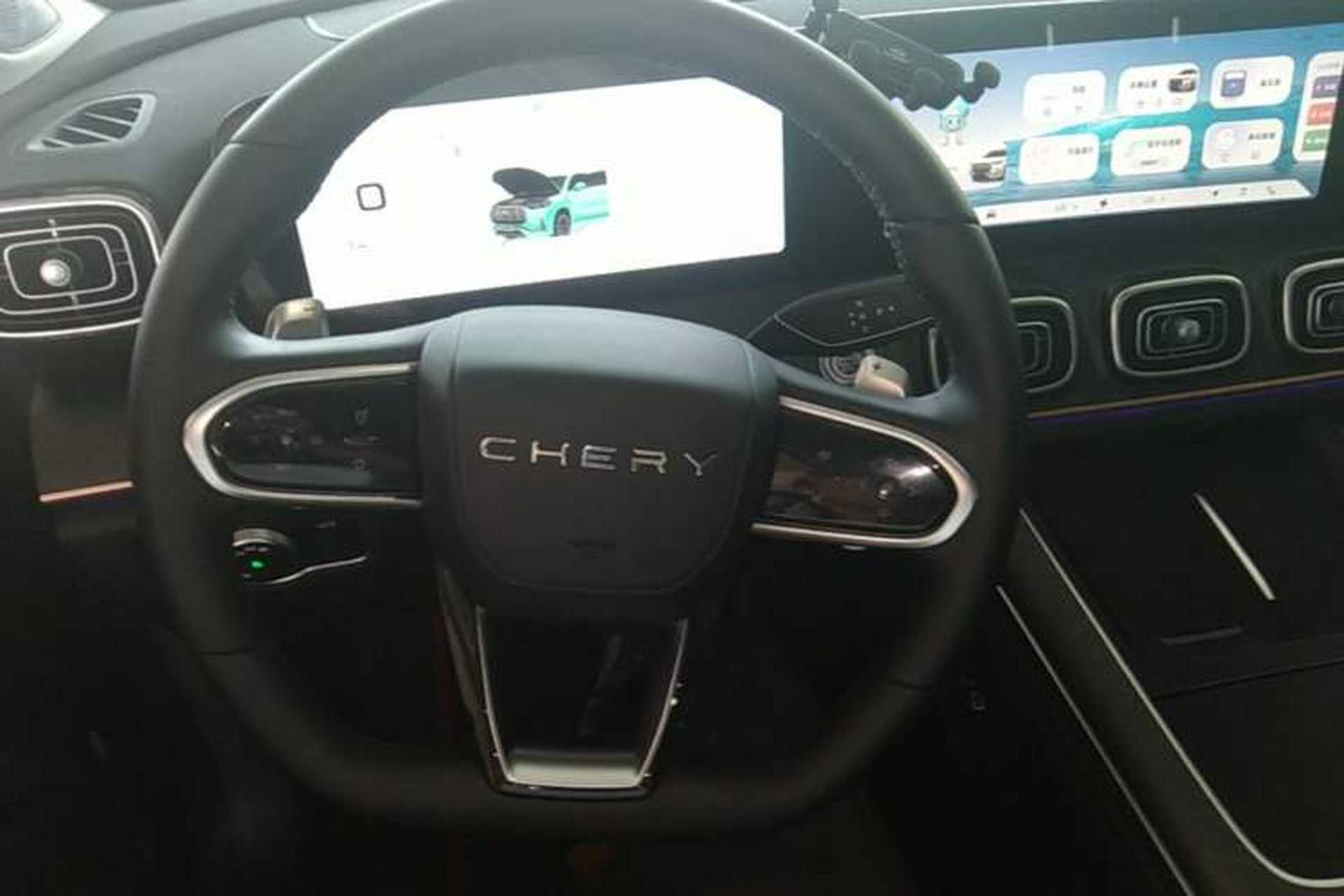 Used Chery Tiggo 9 2023 2.0T Dual-Clutch Two-Wheel Drive Luxury Edition 5 Seats Steering Wheel