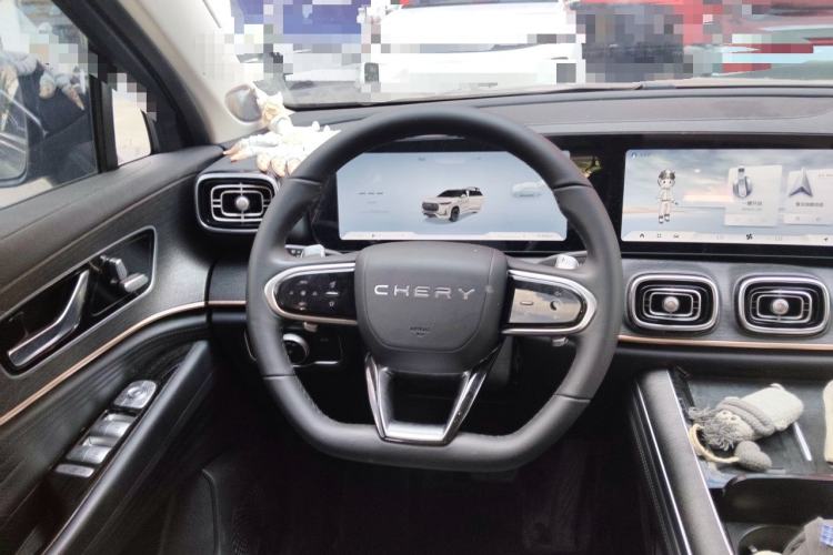 Used Chery Tiggo 9 2023 2.0T Dual-Clutch Two-Wheel Drive Luxury Edition 5 Seats Steering Wheel