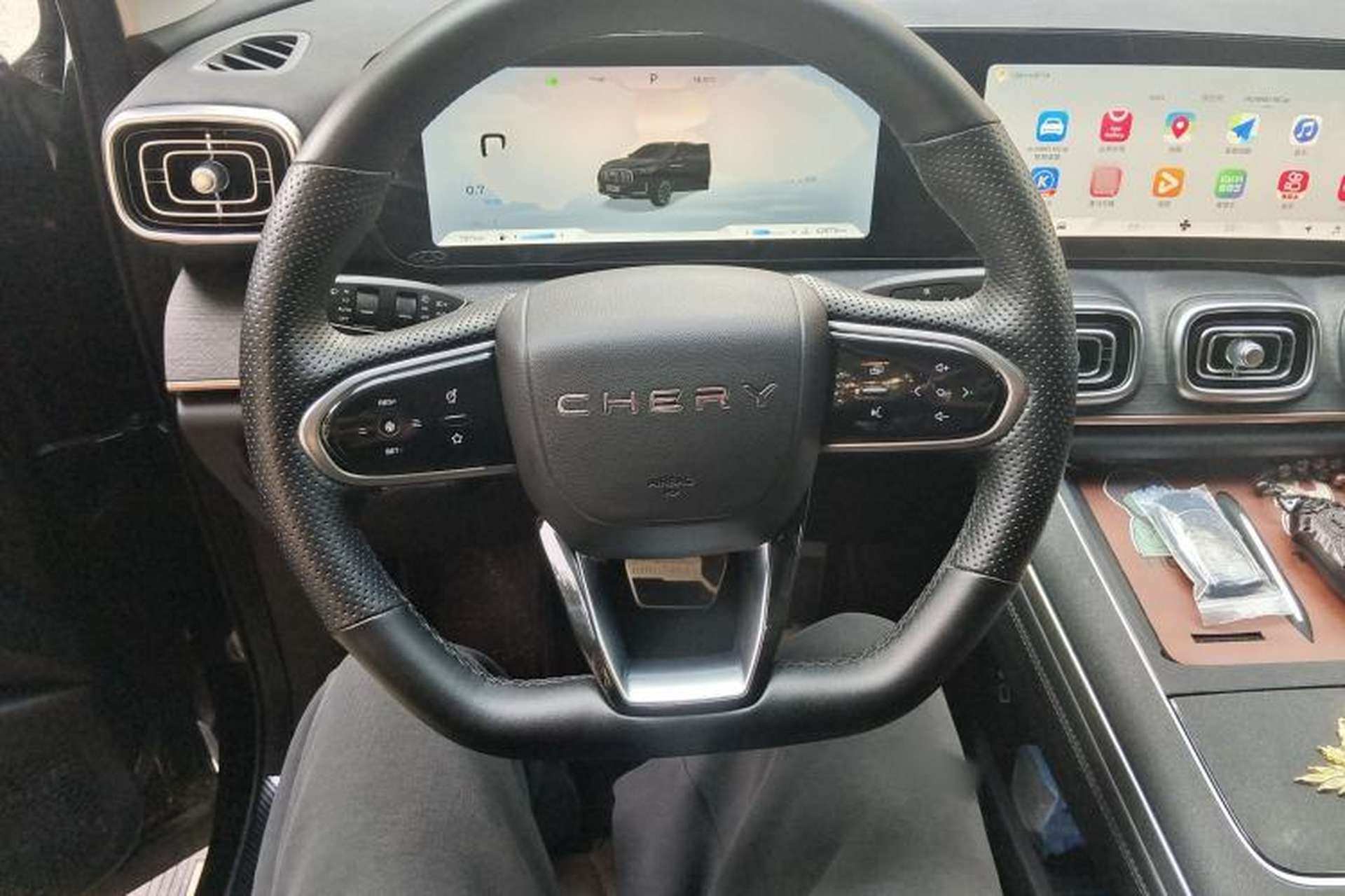 Used Chery Tiggo 9 2023 Facelift 2.0T Automatic All-Wheel Drive Ultimate Edition 5 Seats Steering Wheel