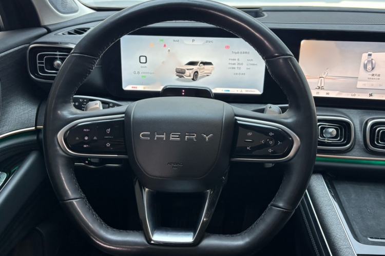 Used Chery Tiggo 9 2023 2.0T Dual-Clutch Two-Wheel Drive Prestige Version 7 Seats Steering Wheel