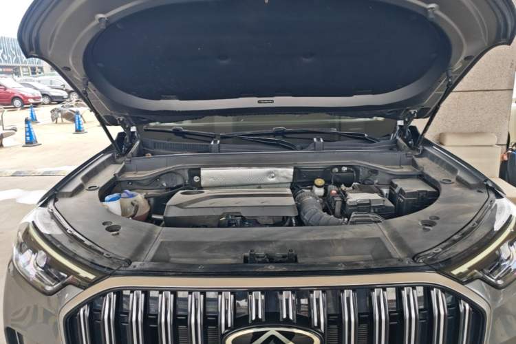 Used Chery Tiggo 9 2023 2.0T Dual-Clutch Two-Wheel Drive Luxury Edition 5 Seats Engine Bay