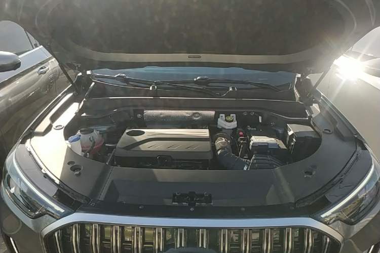 Used Chery Tiggo 9 2023 2.0T Automatic All-Wheel Drive Flagship Version 5 Seats Engine Bay
