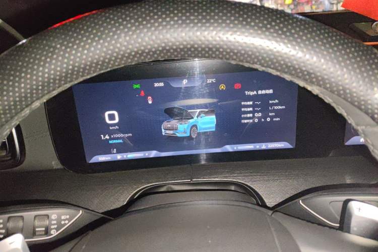 Used Chery Tiggo 9 2023 2.0T Automatic Two-Wheel Drive Luxury Edition 5 Seats Instrument Cluster