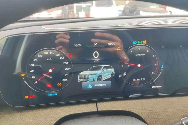 Used Chery Tiggo 9 2023 2.0T Dual-Clutch Two-Wheel Drive Leading Edition 5 Seats Instrument Cluster