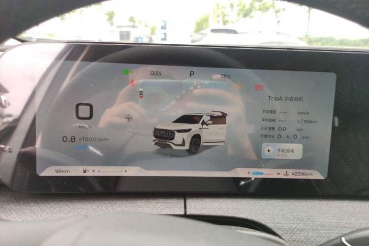 Used Chery Tiggo 9 2023 2.0T Automatic All-Wheel Drive Ultimate Edition 5 Seats Instrument Cluster