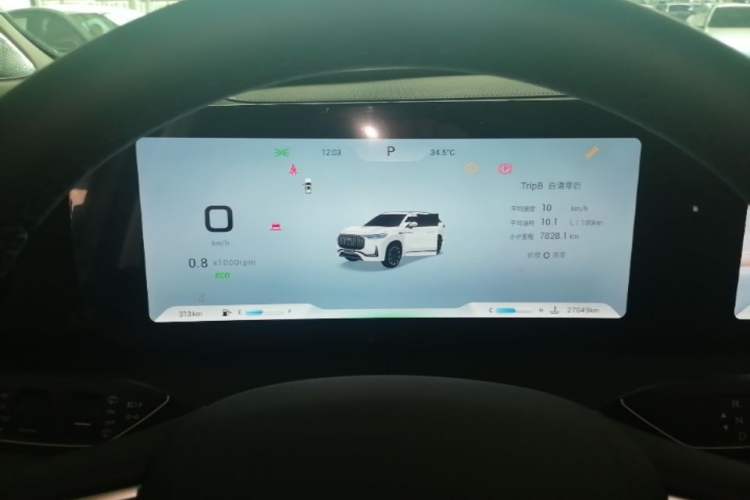 Used Chery Tiggo 9 2023 Facelift 2.0T Dual-Clutch Two-Wheel Drive Luxury Edition 5 Seats Instrument Cluster