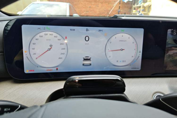 Used Chery Tiggo 9 2023 2.0T Automatic All-Wheel Drive Flagship Version 5 Seats Instrument Cluster