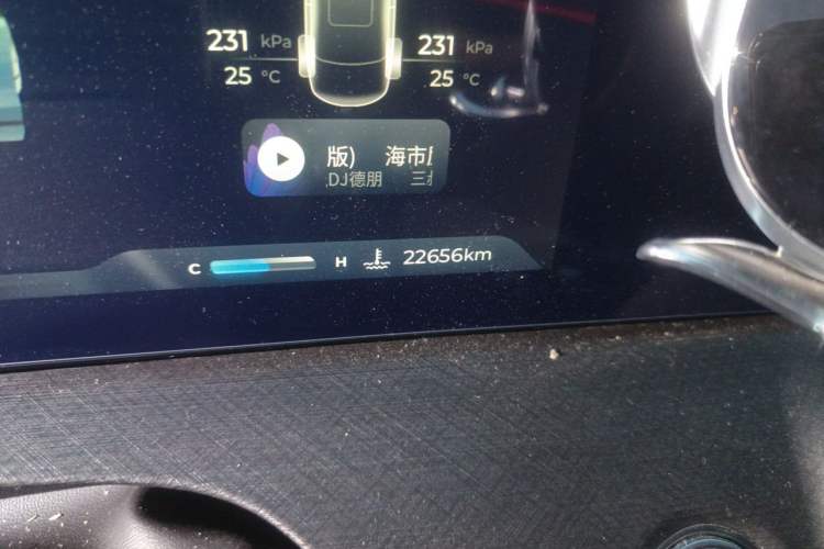 Used Chery Tiggo 9 2023 2.0T Automatic All-Wheel Drive Ultimate Edition 5 Seats Odometer Close Up