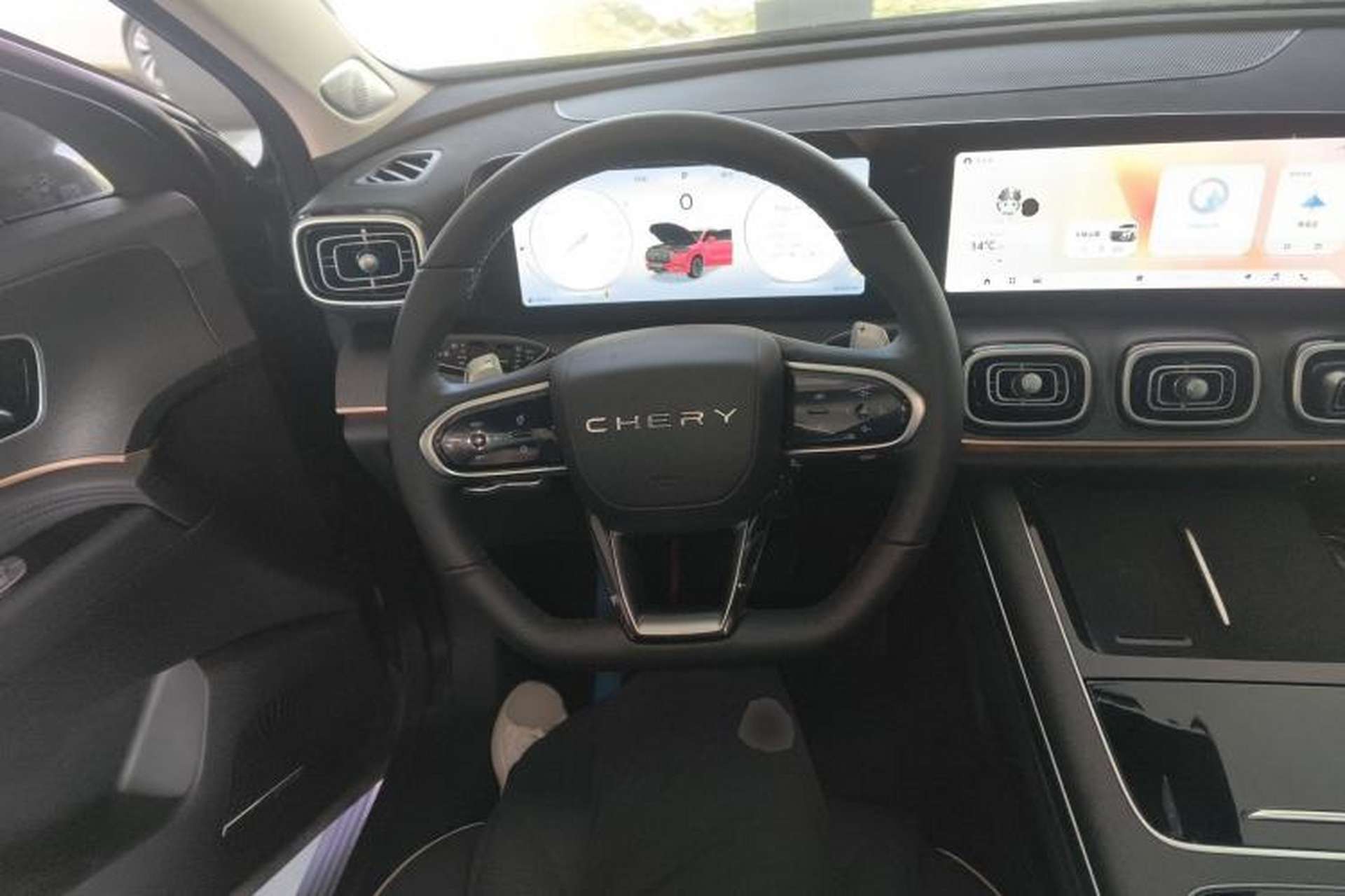 Used Chery Tiggo 9 2023 2.0T Dual-Clutch Two-Wheel Drive Luxury Edition 7 Seats Steering Wheel
