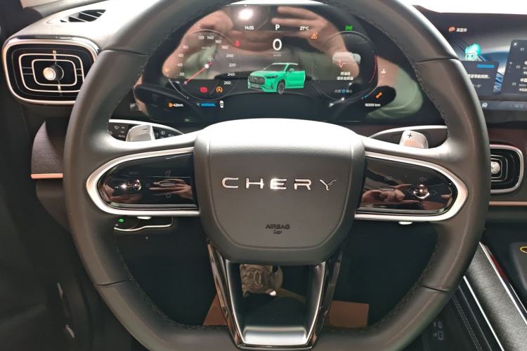 Used Chery Tiggo 9 2023 2.0T Dual-Clutch Two-Wheel Drive Luxury Edition 5 Seats Steering Wheel