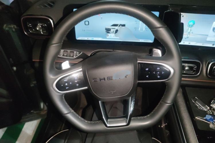 Used Chery Tiggo 9 2023 2.0T Dual-Clutch Two-Wheel Drive Leading Edition 5 Seats Steering Wheel