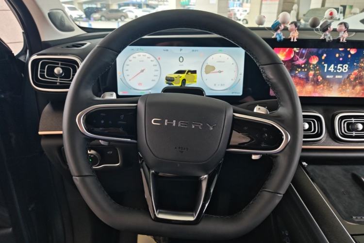Used Chery Tiggo 9 2023 2.0T Automatic Two-Wheel Drive Prestige Edition 5 Seats Steering Wheel