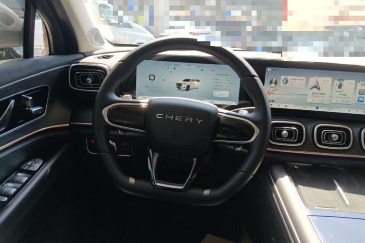 Used Chery Tiggo 9 2023 2.0T Dual-Clutch Two-Wheel Drive Luxury Edition 5 Seats Steering Wheel