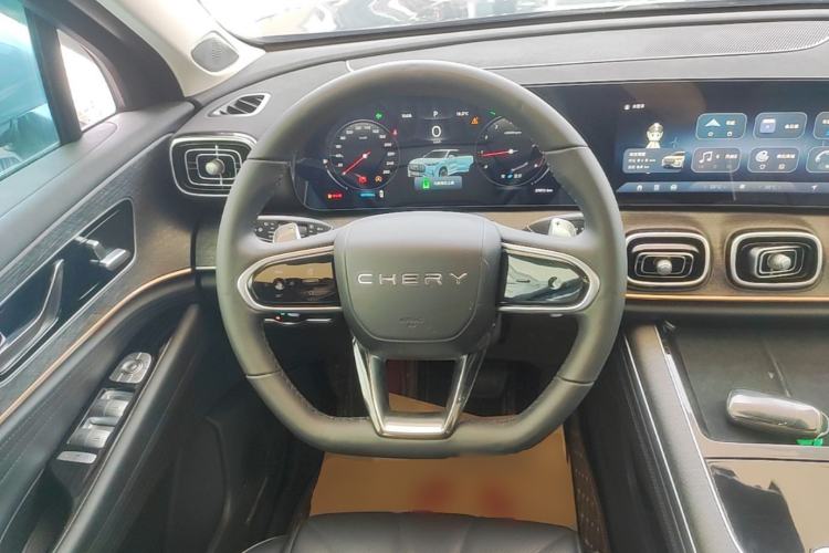 Used Chery Tiggo 9 2023 2.0T Dual-Clutch Two-Wheel Drive Leading Edition 5 Seats Steering Wheel