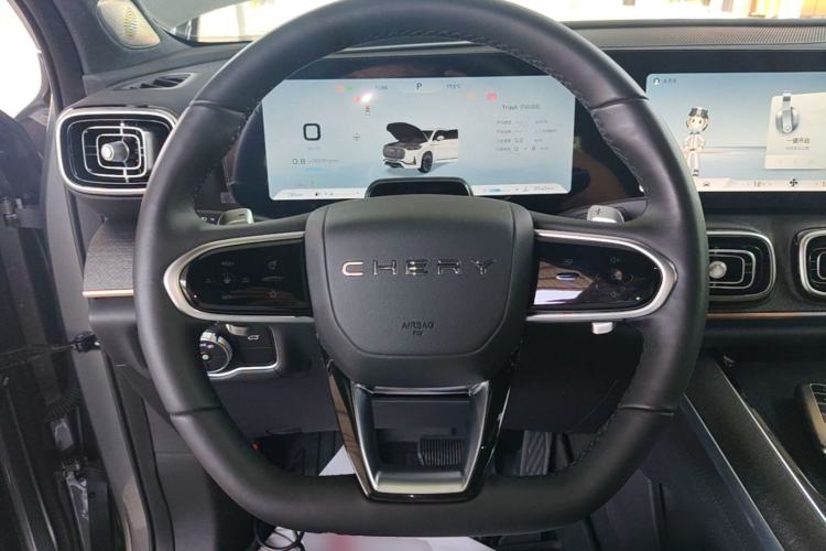 Used Chery Tiggo 9 2023 2.0T Automatic All-Wheel Drive Flagship Version 5 Seats Steering Wheel
