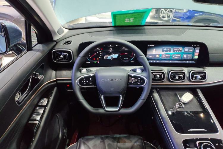 Used Chery Tiggo 9 2023 2.0T Dual-Clutch Two-Wheel Drive Luxury Edition 7 Seats Steering Wheel