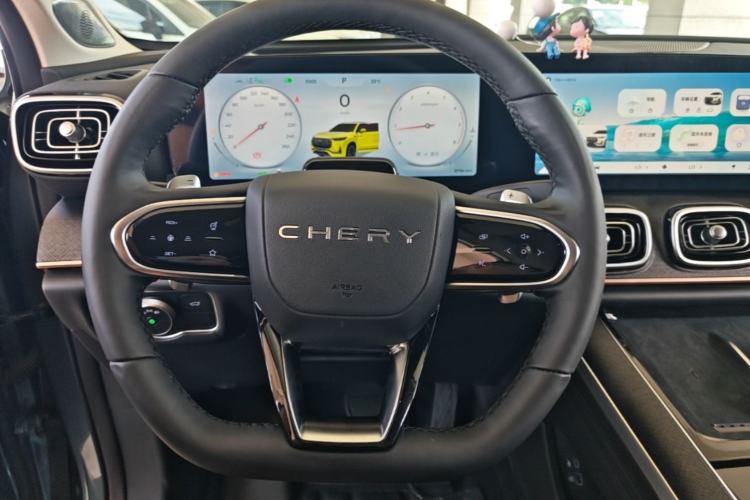 Used Chery Tiggo 9 2023 2.0T Automatic Two-Wheel Drive Prestige Edition 5 Seats Steering Wheel