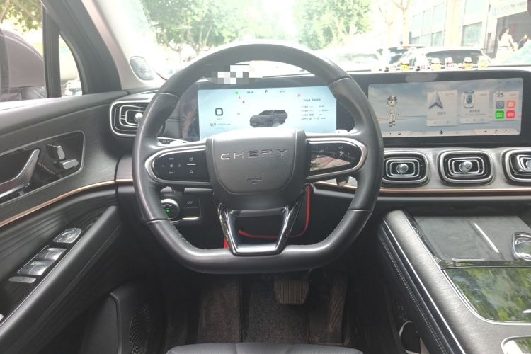 Used Chery Tiggo 9 2023 2.0T Dual-Clutch Two-Wheel Drive Luxury Edition 5 Seats Steering Wheel