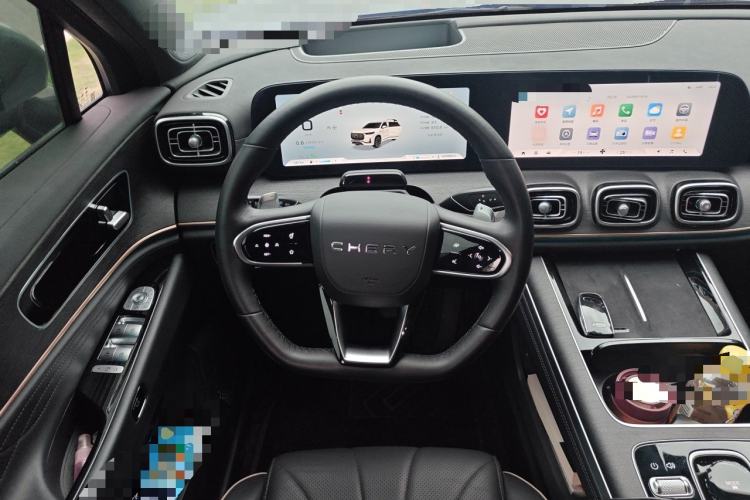 Used Chery Tiggo 9 2023 2.0T Automatic All-Wheel Drive Flagship Version 7 Seats Steering Wheel