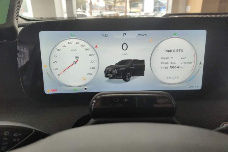 Used Chery Tiggo 9 2023 2.0T Dual-Clutch Two-Wheel Drive Prestige Version 5 Seats Instrument Cluster
