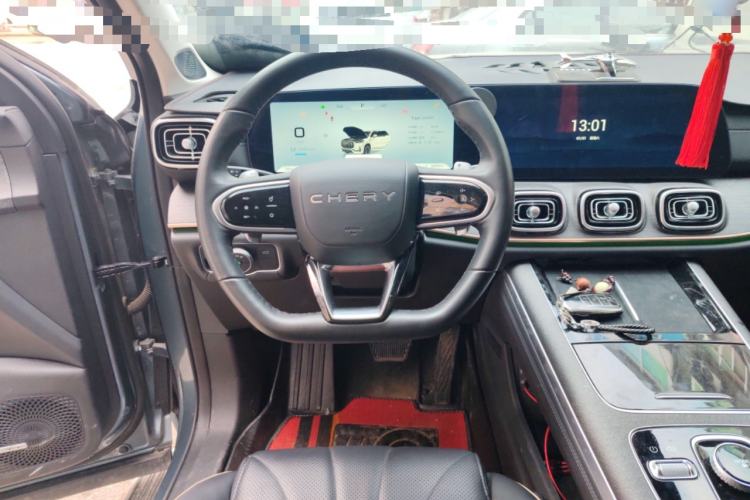 Used Chery Tiggo 9 2023 2.0T Dual-Clutch Two-Wheel Drive Luxury Edition 5 Seats Steering Wheel