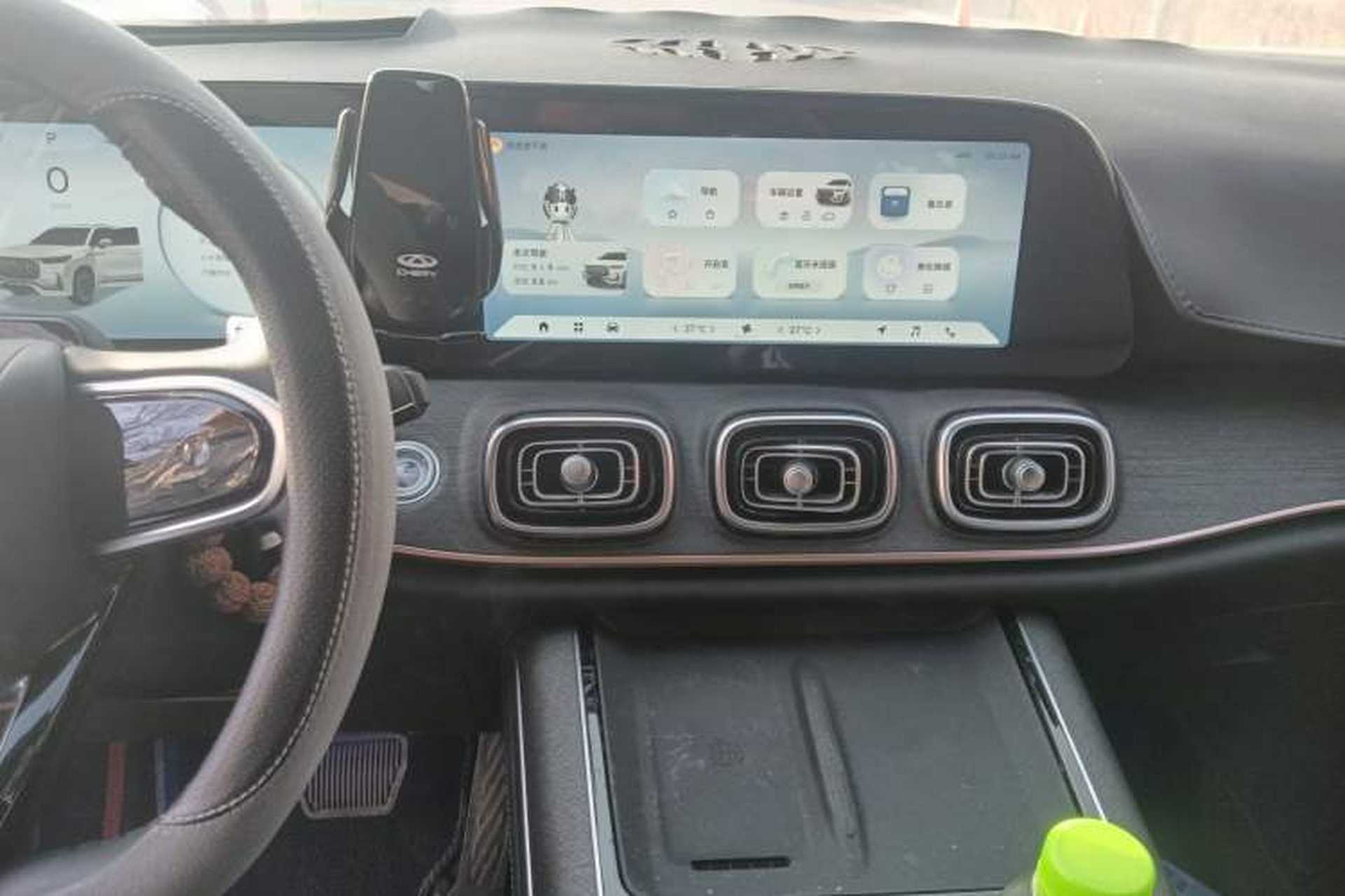 Used Chery Tiggo 9 2023 2.0T Automatic All-Wheel Drive Ultimate Edition 5 Seats Audio And AC Panel