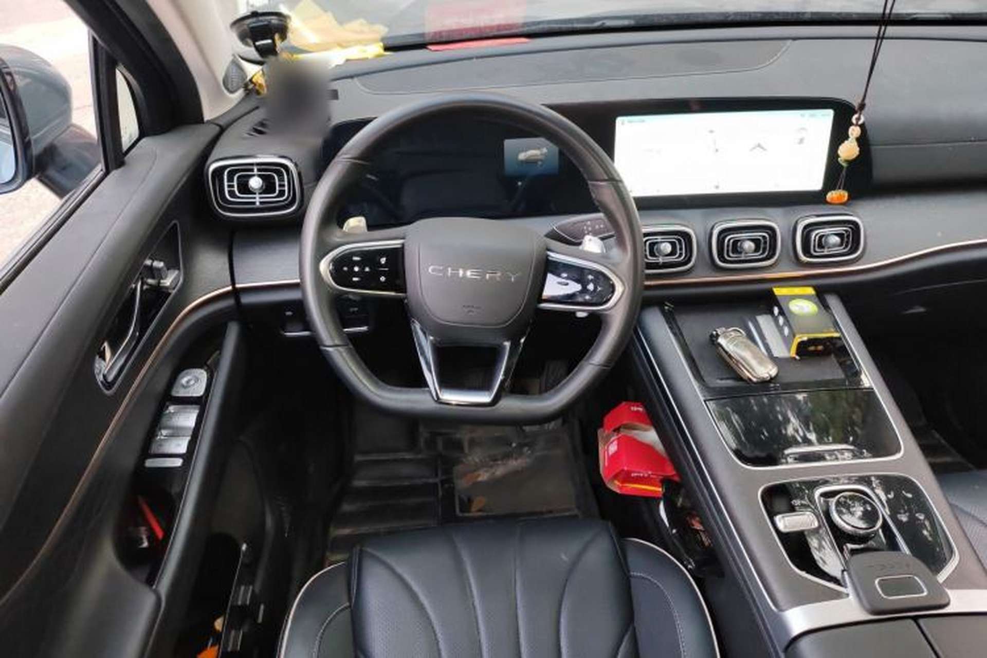 Used Chery Tiggo 9 2023 2.0T Dual-Clutch Two-Wheel Drive Leading Edition 5 Seats Steering Wheel