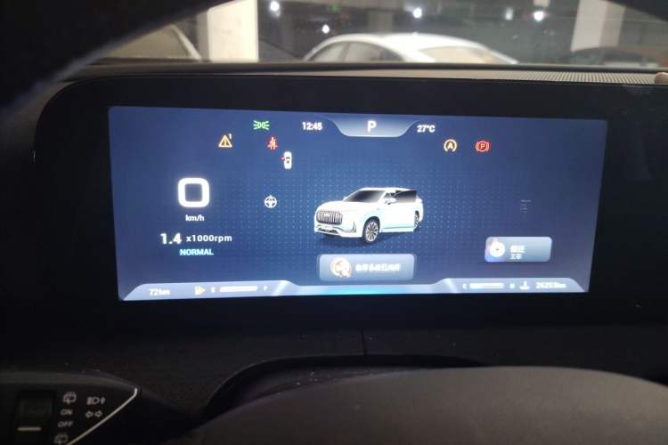 Used Chery Tiggo 9 2023 2.0T Dual-Clutch Two-Wheel Drive Luxury Edition 5 Seats Instrument Cluster