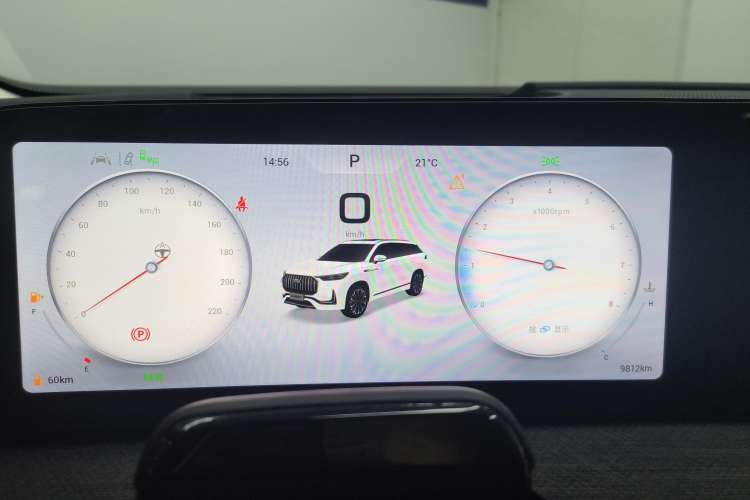 Used Chery Tiggo 9 2023 2.0T Dual-Clutch Two-Wheel Drive Prestige Version 5 Seats Instrument Cluster