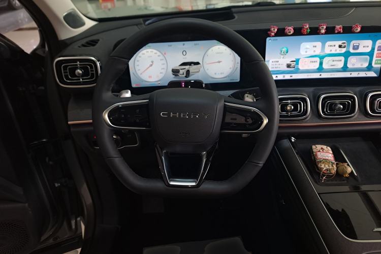 Used Chery Tiggo 9 2023 2.0T Dual-Clutch Two-Wheel Drive Prestige Version 5 Seats Steering Wheel
