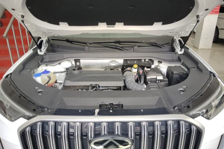 Used Chery Tiggo 9 2023 2.0T Dual-Clutch Two-Wheel Drive Leading Edition 5 Seats Engine Bay
