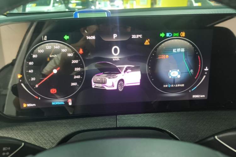Used Chery Tiggo 9 2023 2.0T Dual-Clutch Two-Wheel Drive Leading Edition 5 Seats Instrument Cluster
