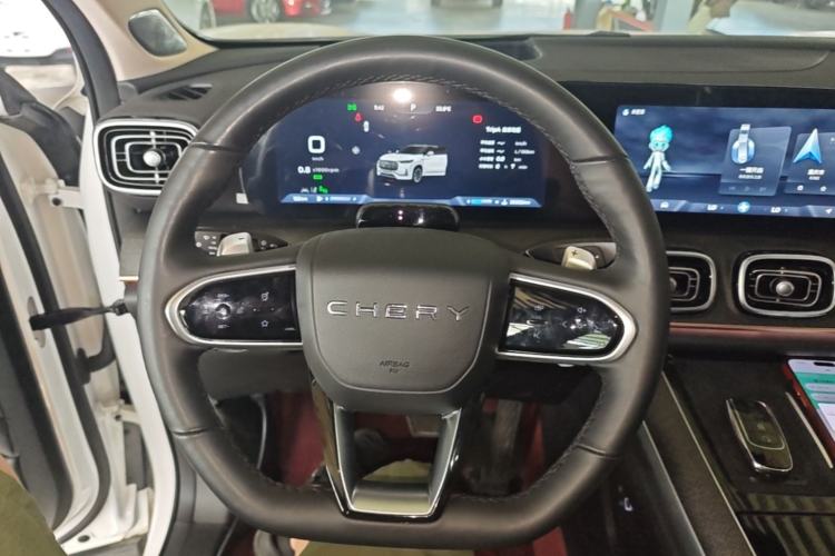 Used Chery Tiggo 9 2023 2.0T Dual-Clutch Two-Wheel Drive Prestige Version 5 Seats Steering Wheel