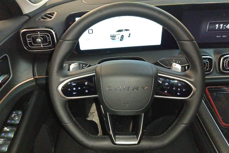 Used Chery Tiggo 9 2023 2.0T Dual-Clutch Two-Wheel Drive Luxury Edition 7 Seats Steering Wheel