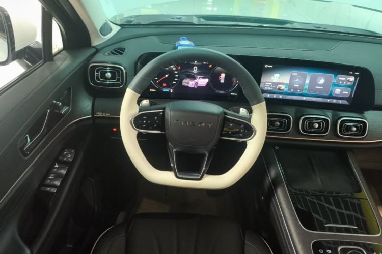 Used Chery Tiggo 9 2023 2.0T Dual-Clutch Two-Wheel Drive Leading Edition 5 Seats Steering Wheel