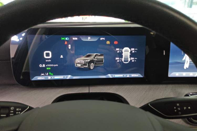 Used Chery Tiggo 9 2024 2.0T Dual-Clutch Two-Wheel Drive Ultra-Comfortable Prestige Edition Instrument Cluster